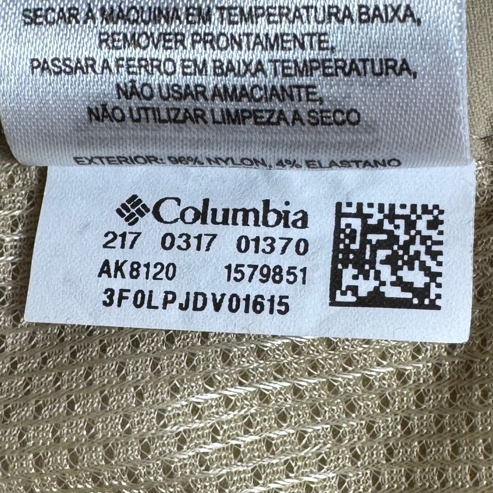 Columbia Womens Omni-Shield Convertible Hiking Pants Tan Zip Off Shorts 2087061 - Picture 11 of 13